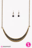Paparazzi "Desert Drifter - Brass" necklace Paparazzi Jewelry