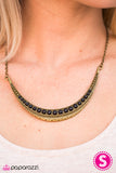 Paparazzi "Desert Drifter - Brass" necklace Paparazzi Jewelry