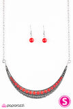 Paparazzi "Desert Drifter - Red" necklace Paparazzi Jewelry