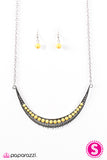 Paparazzi "Desert Drifter - Yellow" necklace Paparazzi Jewelry