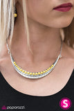 Paparazzi "Desert Drifter - Yellow" necklace Paparazzi Jewelry