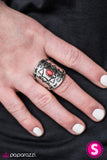 Paparazzi "Desert Dweller - Red" ring Paparazzi Jewelry
