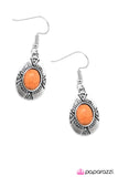 Paparazzi "Deserted Islands - Orange" earring Paparazzi Jewelry