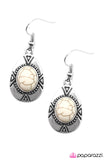 Paparazzi "Deserted Islands - White" earring Paparazzi Jewelry