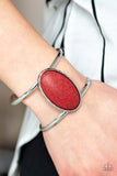 Paparazzi "Desert Empress" Red Cuff Paparazzi Jewelry