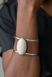 Paparazzi "Desert Empress" White Bracelet Paparazzi Jewelry