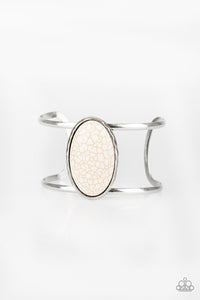 Paparazzi "Desert Empress" White Bracelet Paparazzi Jewelry