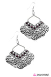 Paparazzi "Desert Gypsy - Purple" earring Paparazzi Jewelry