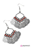 Paparazzi "Desert Gypsy" Red Earrings Paparazzi Jewelry