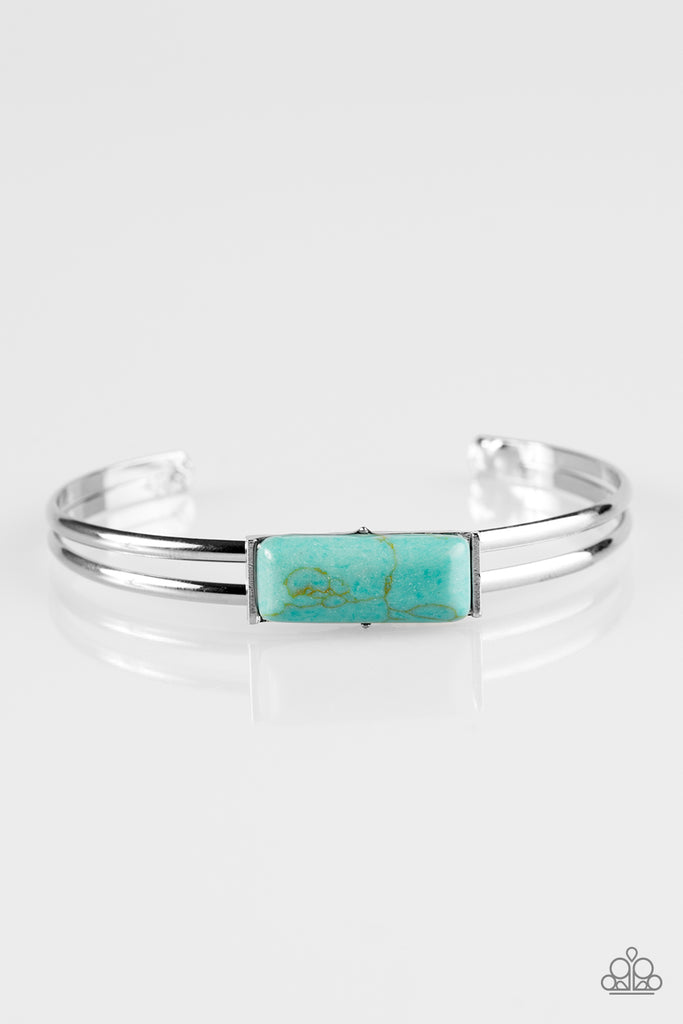 Divinely desert blue bracelet paparazzi Clearance