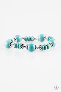 Paparazzi "Desert Hills" Blue Bracelet Paparazzi Jewelry