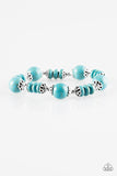 Paparazzi "Desert Hills" Blue Bracelet Paparazzi Jewelry