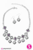 Paparazzi "Desert Muse" Purple Necklace & Earring Set Paparazzi Jewelry