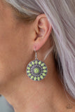 Paparazzi "Desert Palette" Green Earrings Paparazzi Jewelry