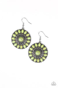 Paparazzi "Desert Palette" Green Earrings Paparazzi Jewelry