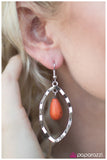 Paparazzi "Desert Quarry" Orange Earrings Paparazzi Jewelry