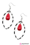Paparazzi "Desert Quarry - Red" earring Paparazzi Jewelry