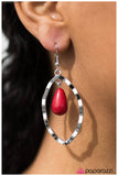 Paparazzi "Desert Quarry - Red" earring Paparazzi Jewelry