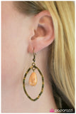 Paparazzi "Desert Quarry - Yellow" earring Paparazzi Jewelry