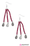 Paparazzi "Desert Serenade - Pink" earring Paparazzi Jewelry