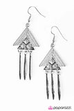 Paparazzi "Desert Star - Silver" earring Paparazzi Jewelry