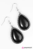 Paparazzi "Desert Tears" Black Earrings Paparazzi Jewelry