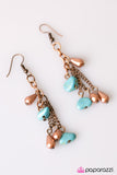 Paparazzi "Desert Waltz - Blue" earring Paparazzi Jewelry