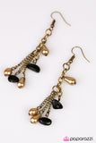 Paparazzi "Desert Waltz - Brass" earring Paparazzi Jewelry