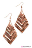 Paparazzi "Desperado" earring Paparazzi Jewelry