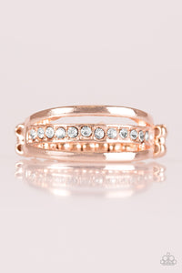 Paparazzi "Desperately CHIC-ing Attention" Rose Gold Ring Paparazzi Jewelry