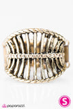 Paparazzi "Diamond Corsets - Brass" ring Paparazzi Jewelry