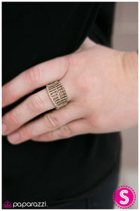 Paparazzi "Diamond Dust - Brown" ring Paparazzi Jewelry