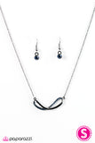 Paparazzi "Diamonds Are Forever" Blue Necklace & Earring Set Paparazzi Jewelry