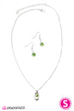 Paparazzi "Diamonds In The Sky - Green" necklace Paparazzi Jewelry