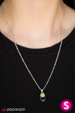 Paparazzi "Diamonds In The Sky - Green" necklace Paparazzi Jewelry