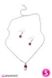 Paparazzi "Diamonds In The Sky" Pink Necklace & Earring Set Paparazzi Jewelry