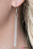 Paparazzi "Diamonds Speak Louder Than Words" White Necklace & Earring Set Paparazzi Jewelry