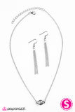 Paparazzi "Diamonds Speak Louder Than Words" White Necklace & Earring Set Paparazzi Jewelry