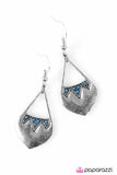 Paparazzi "Dig Deep" Blue Earrings Paparazzi Jewelry