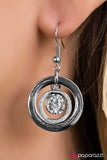 Paparazzi "Dinner On The Moon - White" earring Paparazzi Jewelry