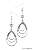 Paparazzi "Dinner Party" White Earrings Paparazzi Jewelry