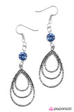 Paparazzi "Dinner Party" Blue Earrings Paparazzi Jewelry