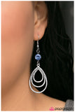 Paparazzi "Dinner Party" Blue Earrings Paparazzi Jewelry