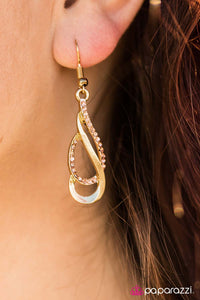 Paparazzi "Dipped In Elegance" Gold Earrings Paparazzi Jewelry