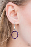 Paparazzi "DISC Factor" Purple Necklace & Earring Set Paparazzi Jewelry