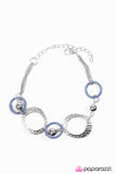 Paparazzi "Disc Jockey - Blue" bracelet Paparazzi Jewelry