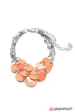 Paparazzi "Disco Fever - Orange" bracelet Paparazzi Jewelry