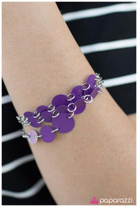 Paparazzi "Disco Fever - Purple" bracelet Paparazzi Jewelry