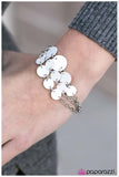 Paparazzi "Disco Fever - White" bracelet Paparazzi Jewelry