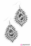 Paparazzi "DIVA-de and Conquer" Silver Earrings Paparazzi Jewelry